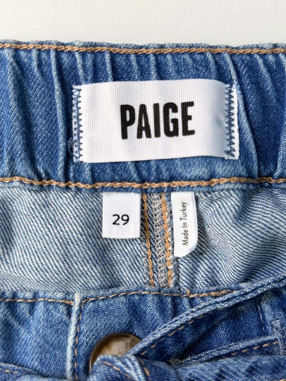 Paige Rumi High Rise Wide Leg Jeans Size 29 Nimes Denim - Picture 5 of 8